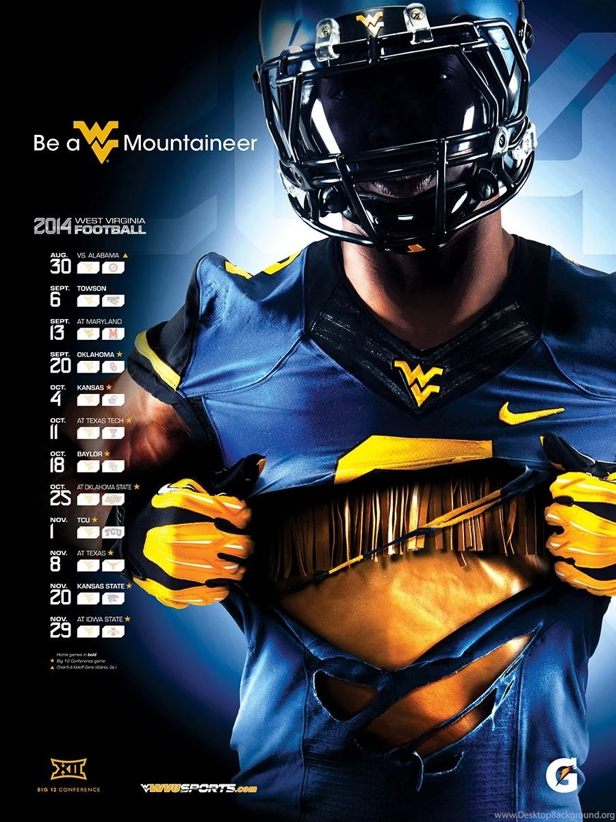 Making Of The 2014 Football Poster   WVU Athletics