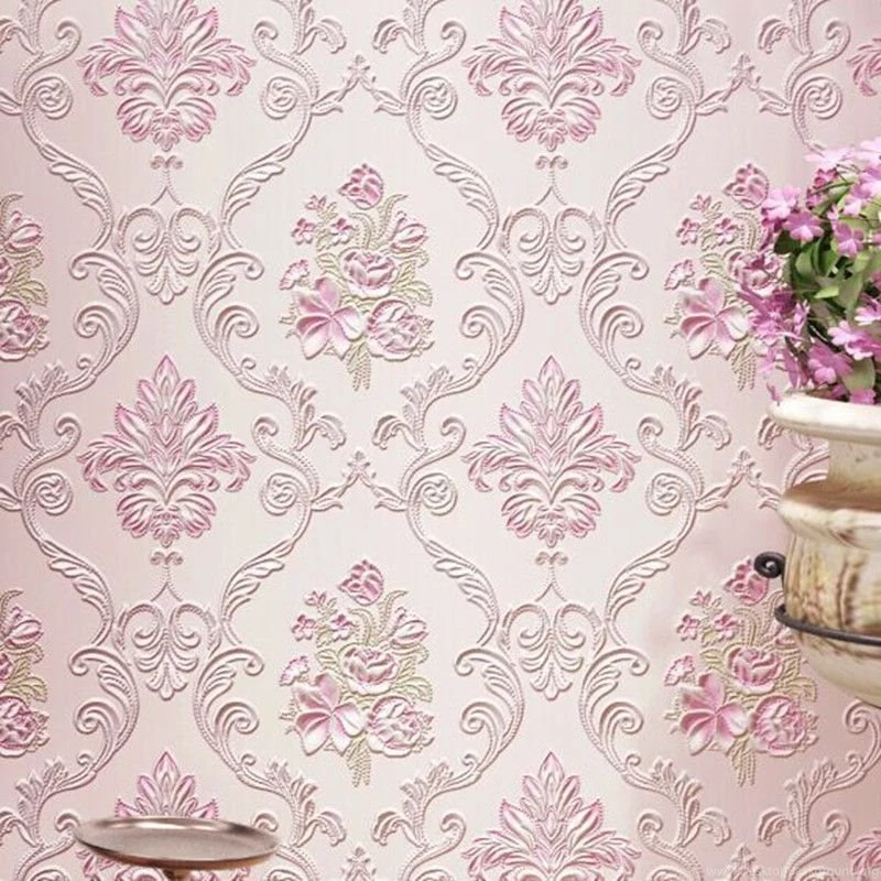 Popular Red Damask Wallpaper Buy Cheap Red Damask Wallpapers Lots ...