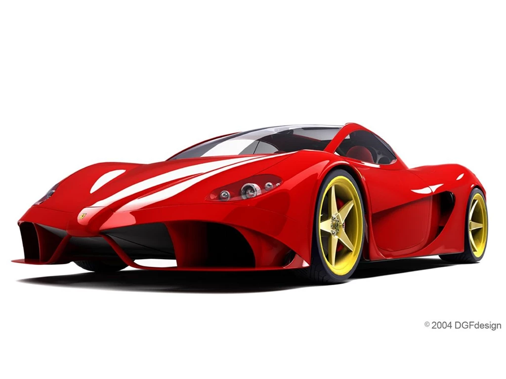 Ferrari Aurea Berlinetta By DGF Design   Red   Front Angle ...