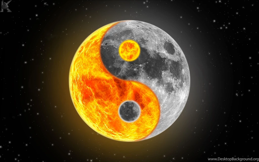 Sun And Moon Yin Yang Wallpapers 688899