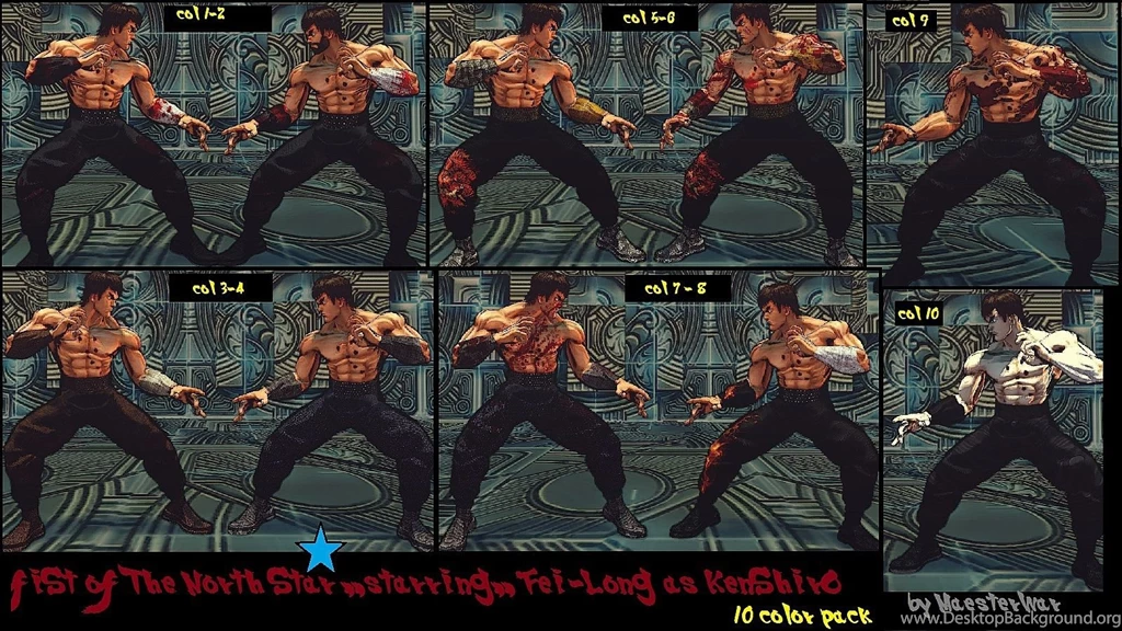 Fei Long Kenshiro Fist Of The North Star 10 Col. By MaesterLee On ...