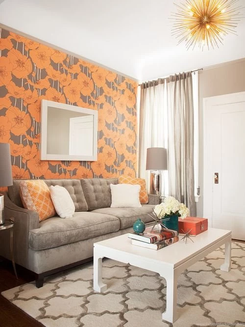 Orange Wallpapers Home Design Ideas, Pictures, Remodel And Decor