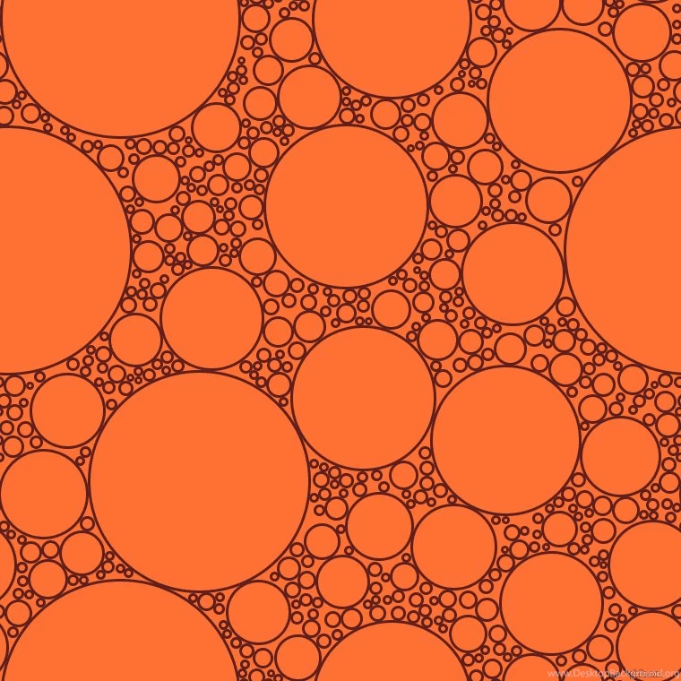 Red Oxide And Burnt Orange Circles Bubbles Sponge Soap Seamless ...