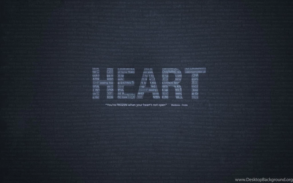 1280x800 Typographic Valentine's Day Desktop PC And Mac Wallpapers