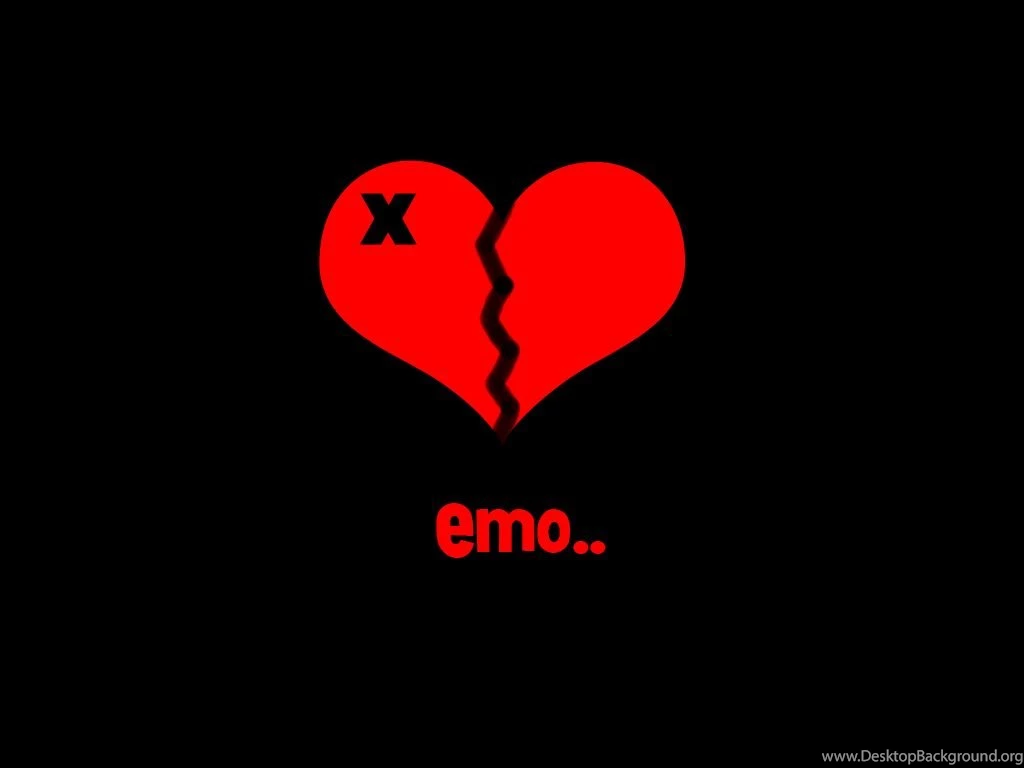 Emo Love Cover Black Wallpapers HD Desktop And