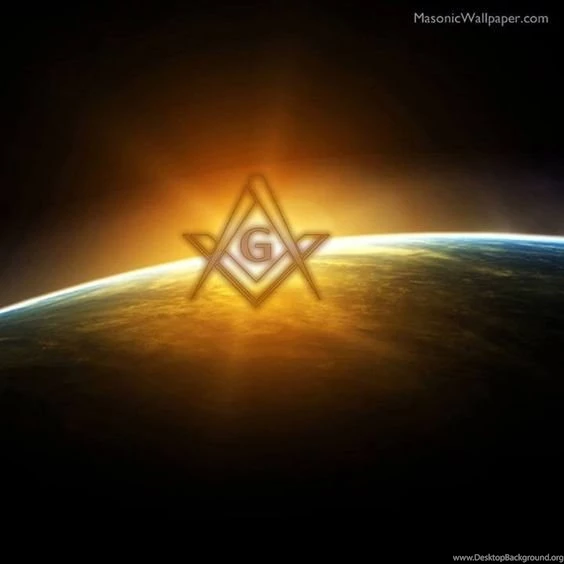 Square And Compass Light Burst