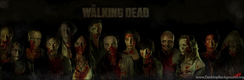 The Cast Made Up As Zombies Computer Wallpapers, Desktop ...