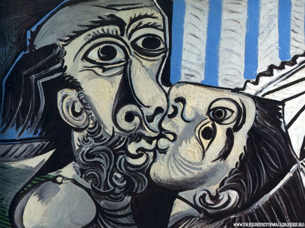 The Kiss By Picasso Fine Art Wallpapers (691990) Fanpop
