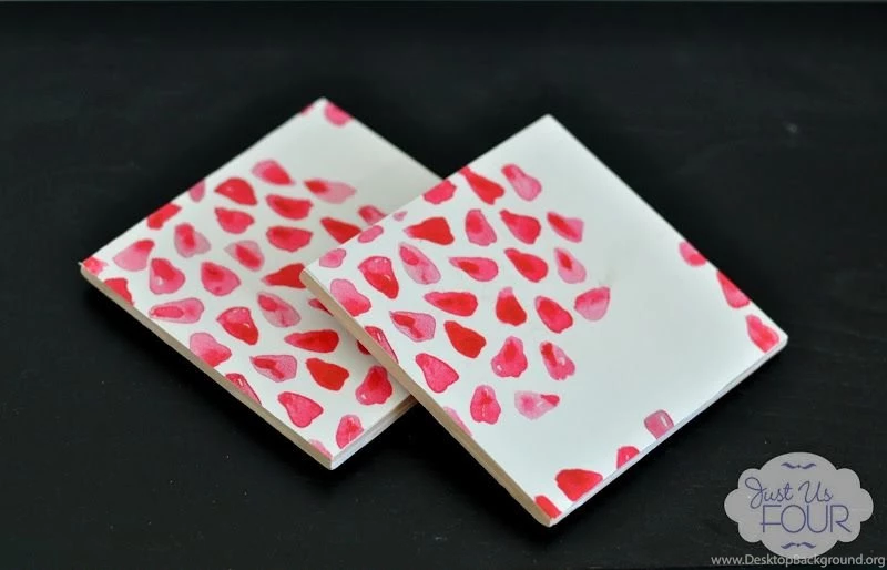 Make Your Own Wallpapers Coasters   Just Us Four