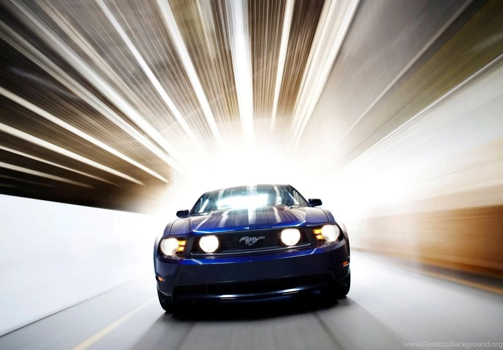 Ford Mustang Blue In Motion Photos Of Ford Mustang Wallpaper: By ...