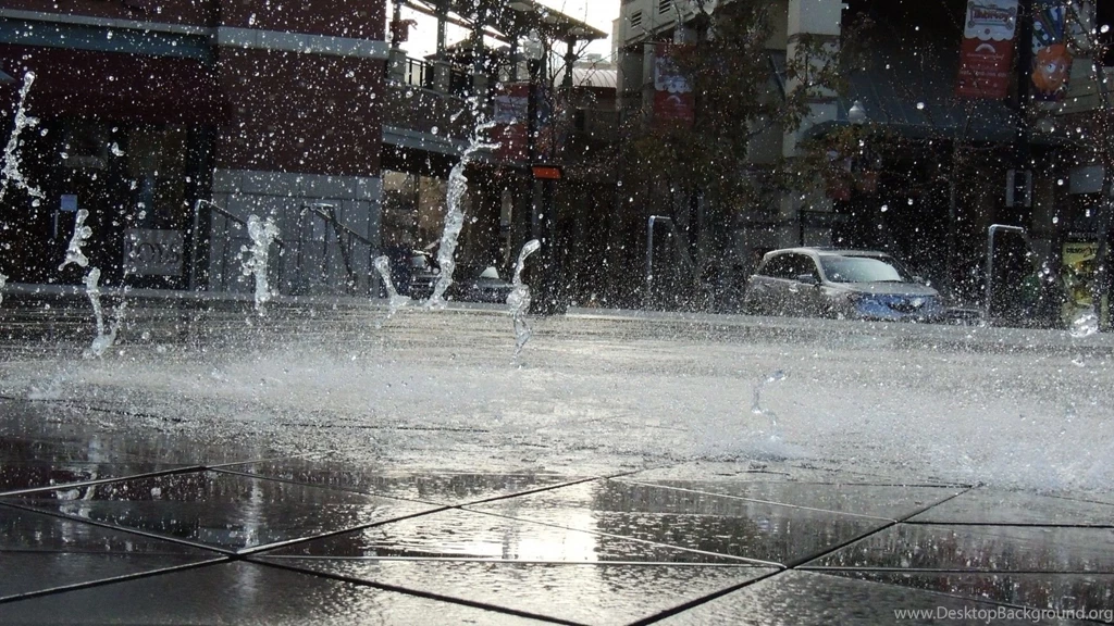 Water Drops In rain Slow Motion Wallpapers Free