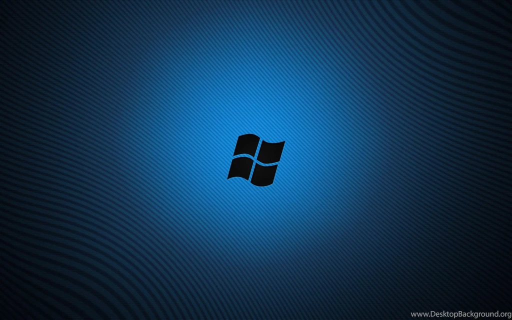 Windows 7 On Blue Waves Desktop Wallpapers 2075