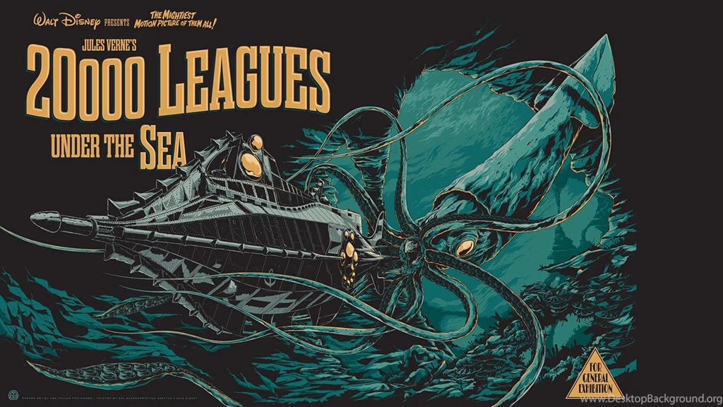 20000 Leagues Under The Sea Disney Squid Giant Squid Submarine ...