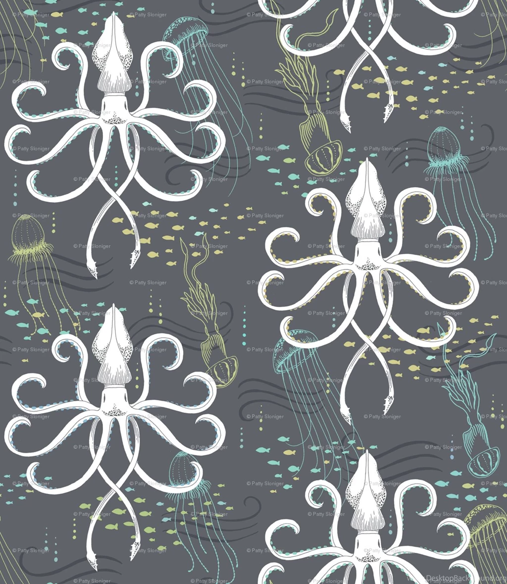 Design Challenge – Squid – Spoonflower