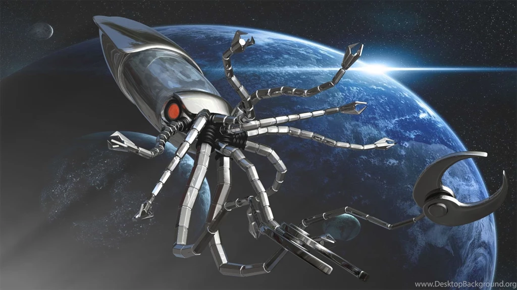 Robot Squid 3D Computer Wallpapers, Desktop Backgrounds ...
