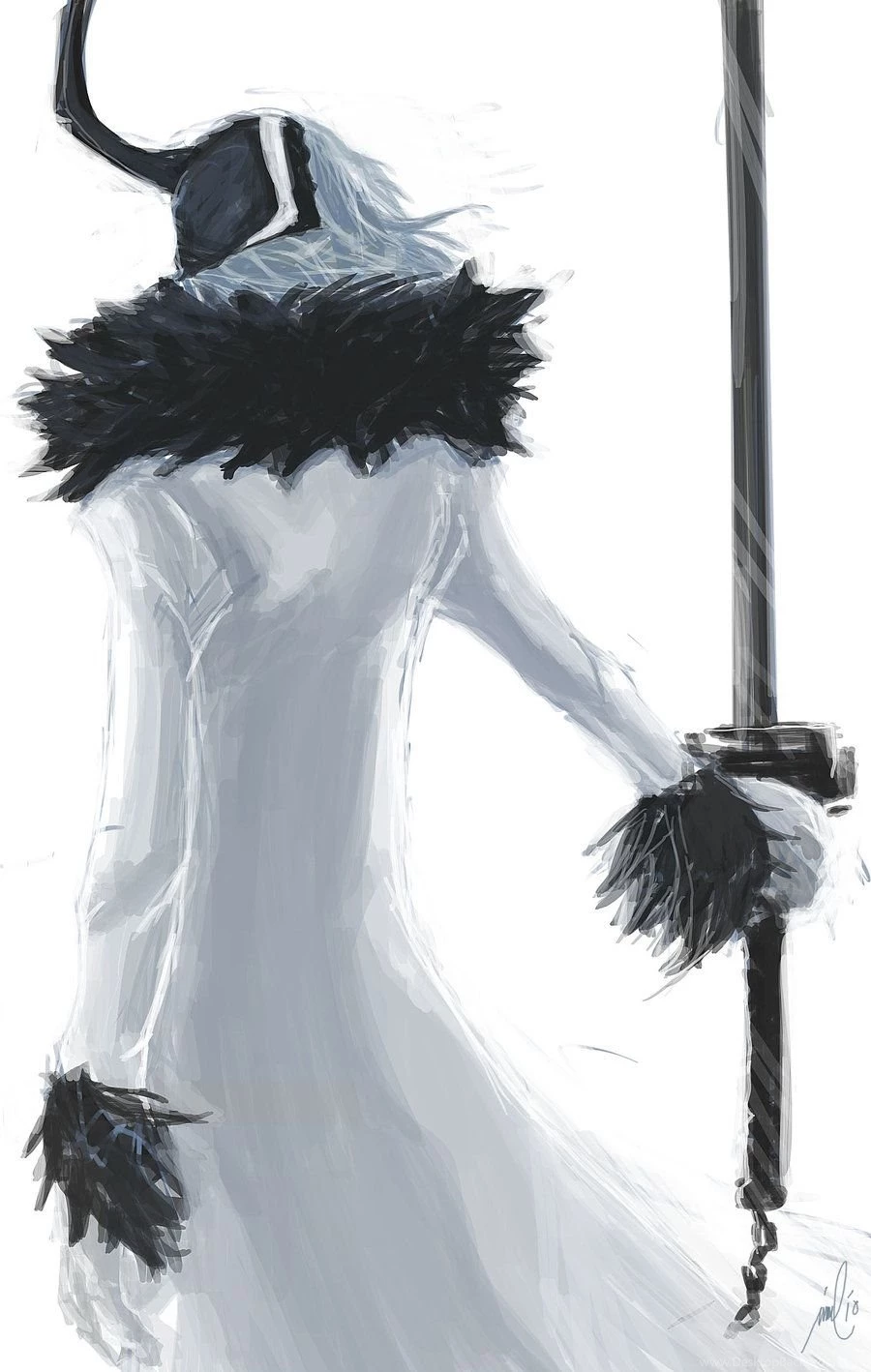 DeviantArt: More Like Hollow Tensa Zangetsu *colored* By ...