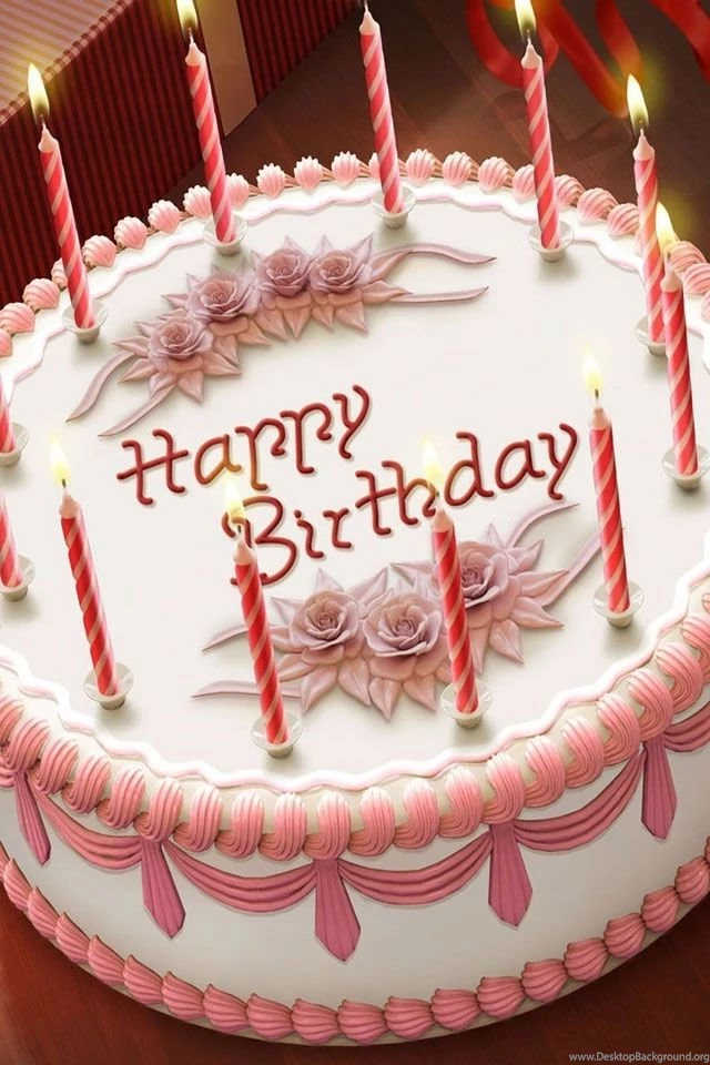 Happy Birthday Cake Iphone 4 Wallpapers Free 640x960 Best Hd ...
