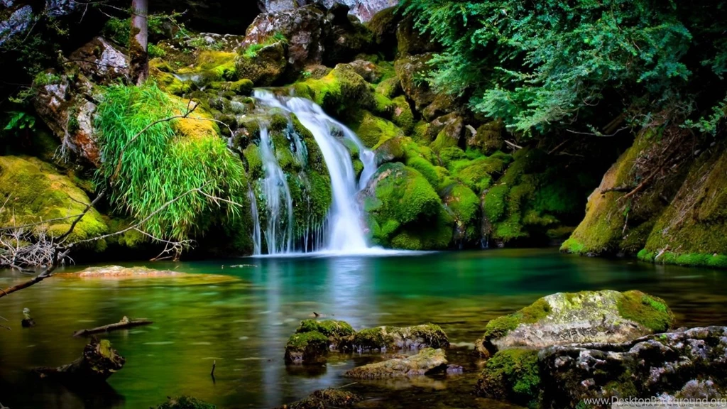 Waterfall Scenery HD Desktop Wallpapers : High Definition ...