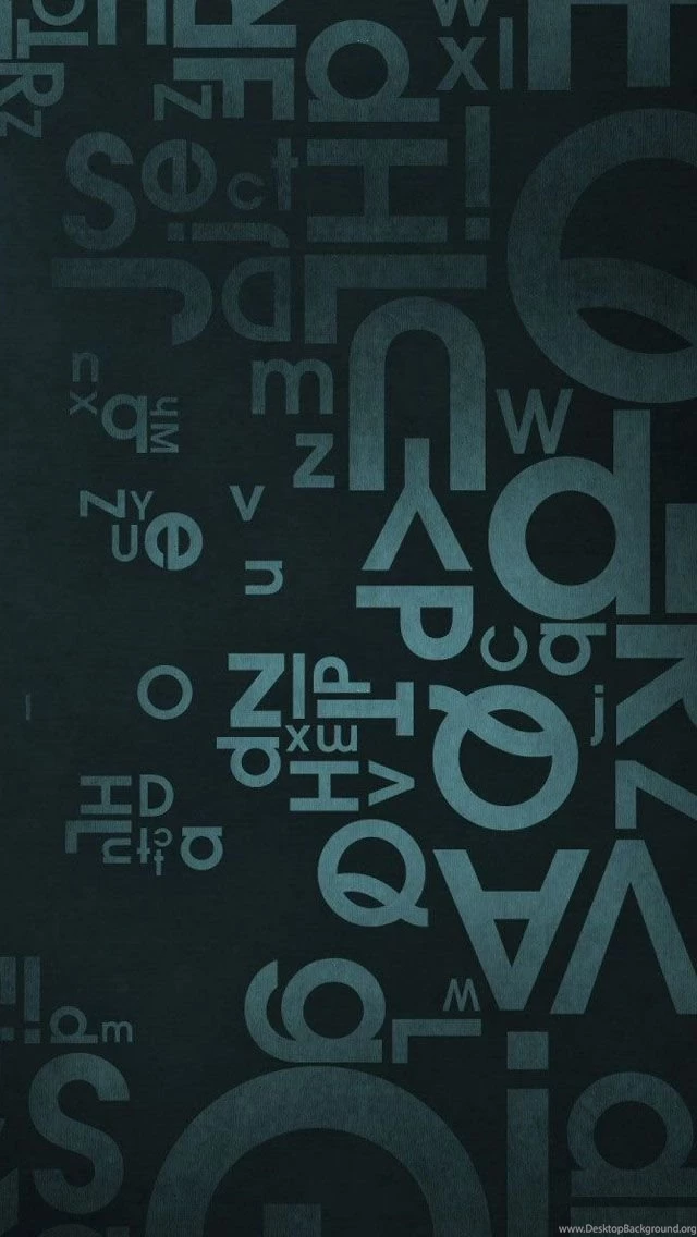 Letters English Wallpapers 640x1136