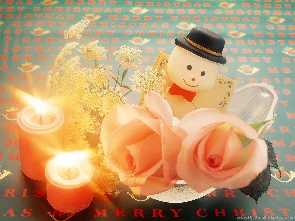 Snowmans Candles Wallpapers