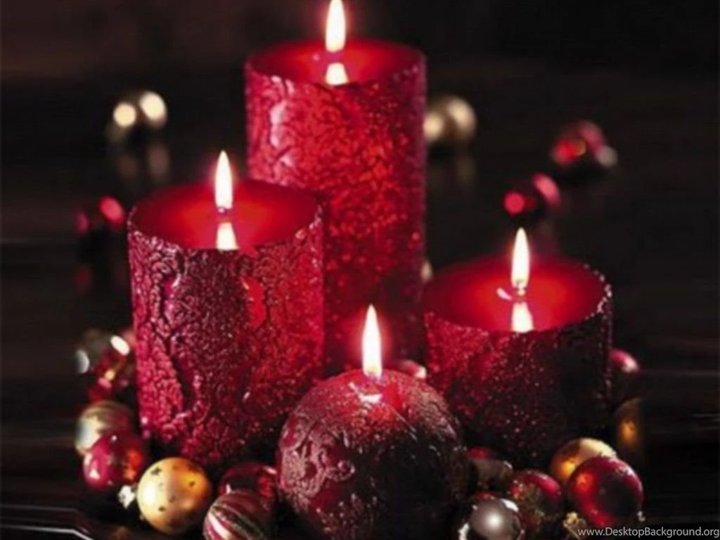 Red Color Candles Wallpapers HD Wallpapers