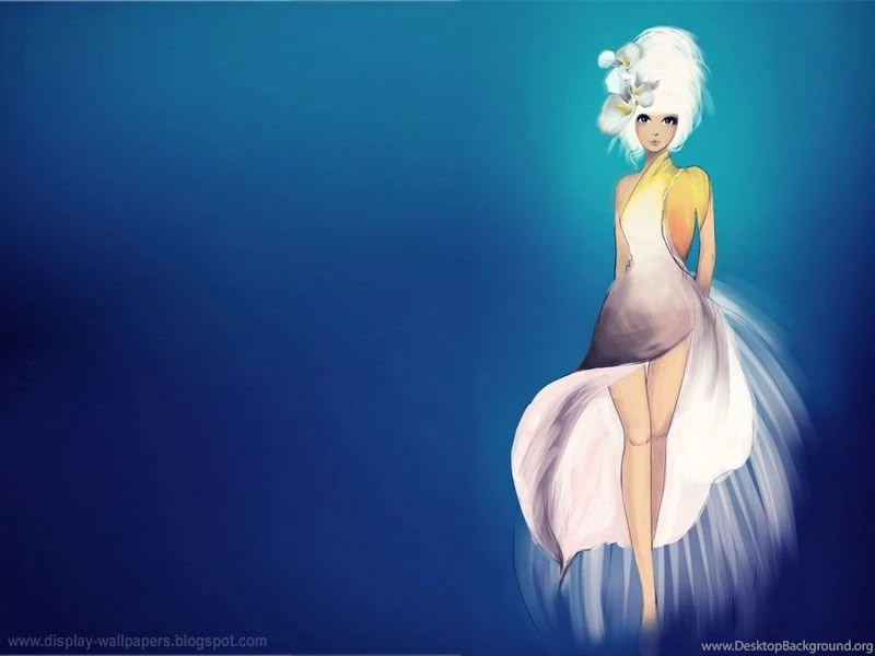 Animated Girls Wallpapers For Desktop