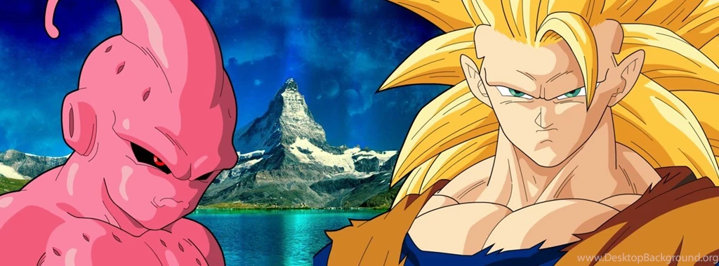 Son Goku SSJ3 And Kid Buu By MrGekon On DeviantArt