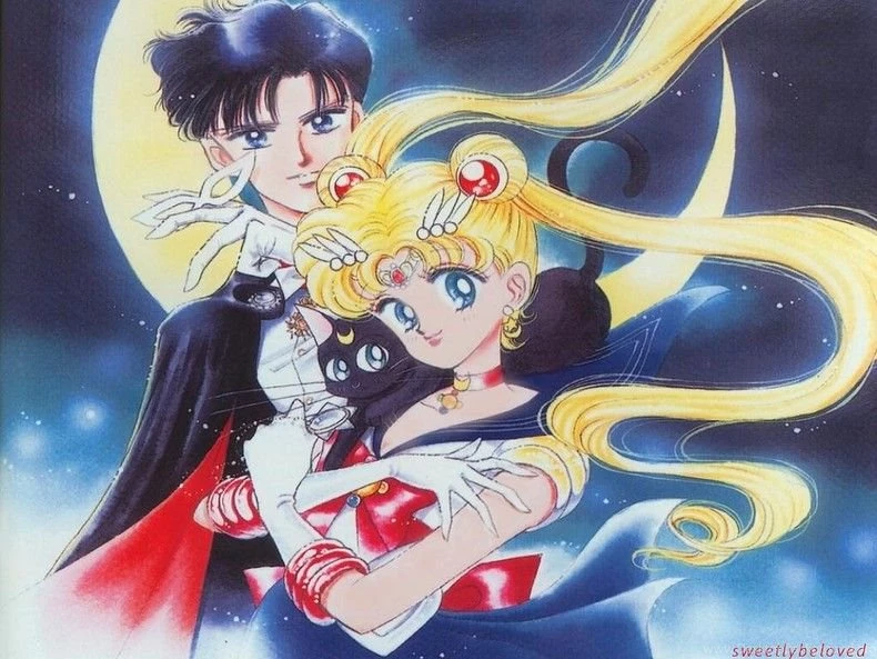 Sailor Moon And Tuxedo Mask Wallpaper.
