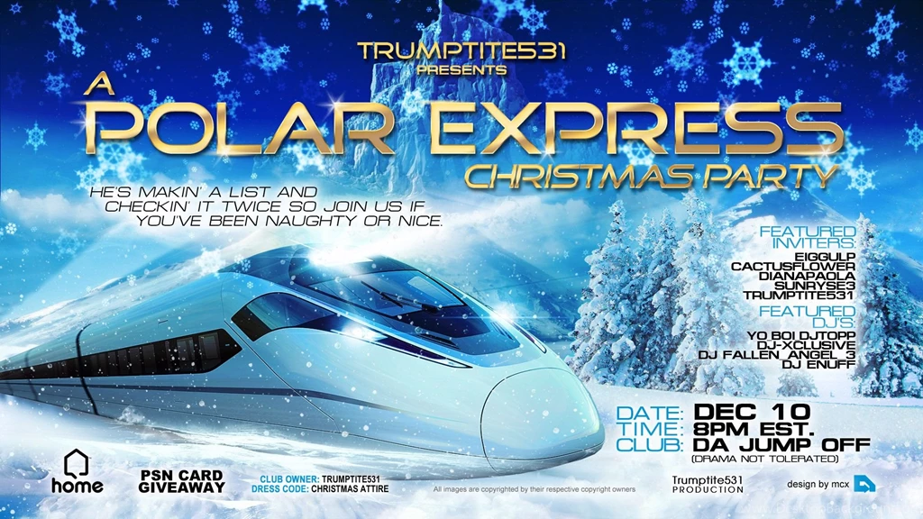 A Polar Express Christmas Party 12/10