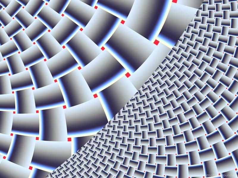 Weave With Red Wallpaper, Fractal Art By Vicky