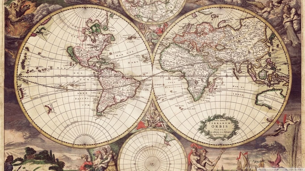 Old Earth Map HD Desktop Wallpapers : Widescreen : High Definition ...