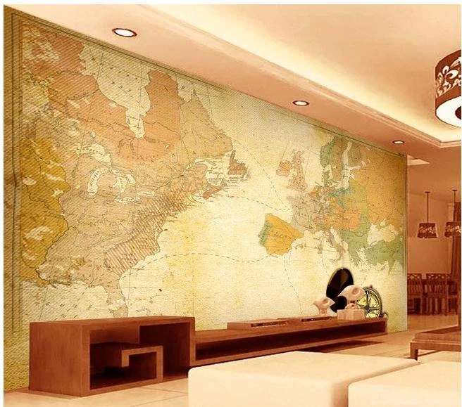 Popular Europe Map Wallpaper Buy Cheap Europe Map Wallpapers Lots ...