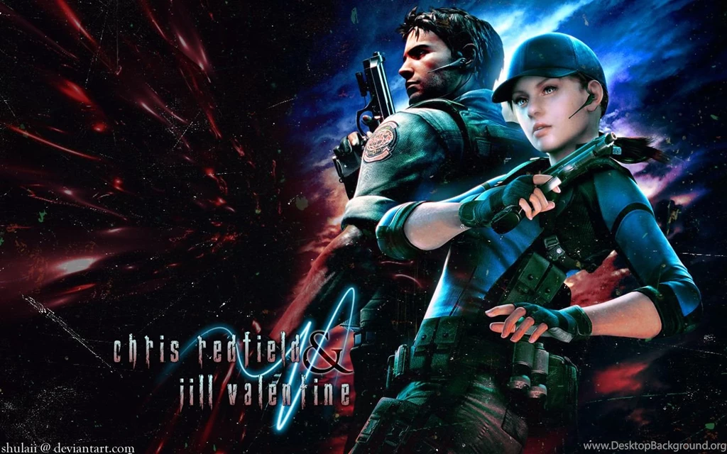 Chris & Jill Resident Evil 5 BurnOut ~FC~ Wallpapers (25359329 ...