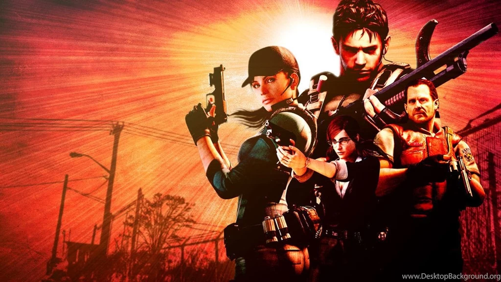 Resident Evil The Mercenaries 3D   Wallpaper.