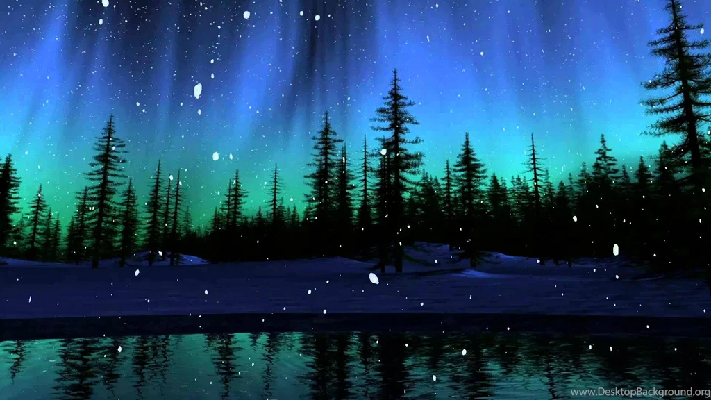 Dark Forrest Snow Fall Animation For Animated Desktop YouTube