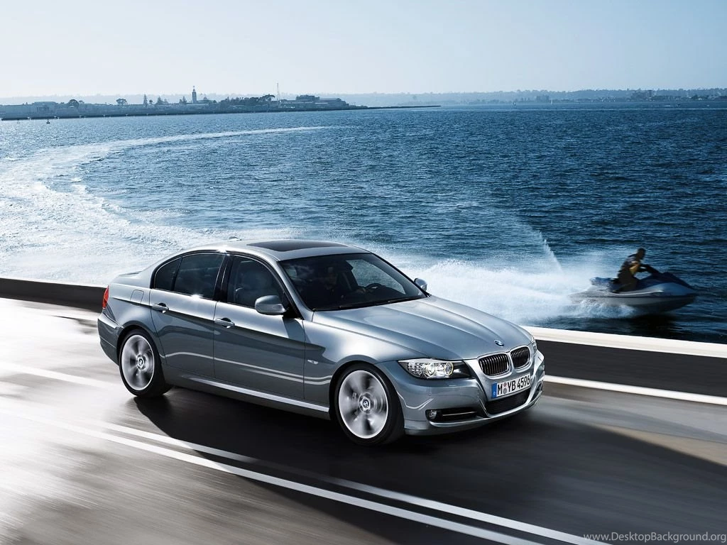 BMW 3 Series VS Jet Ski 1024x768 Wallpapers
