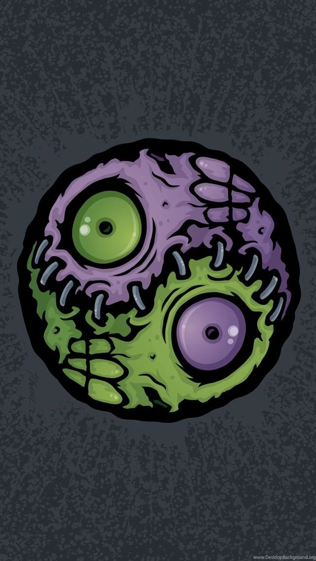 Zombie Yin Yang By John Schwegel