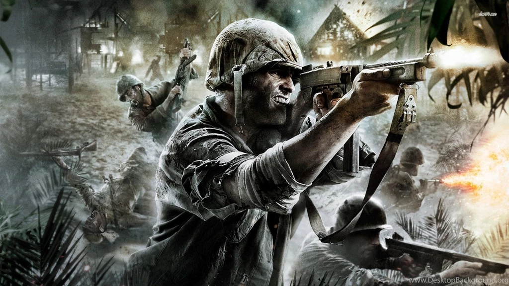 Full HD Wallpapers Call Of Duty Soldier Rifle Battle, Desktop ...