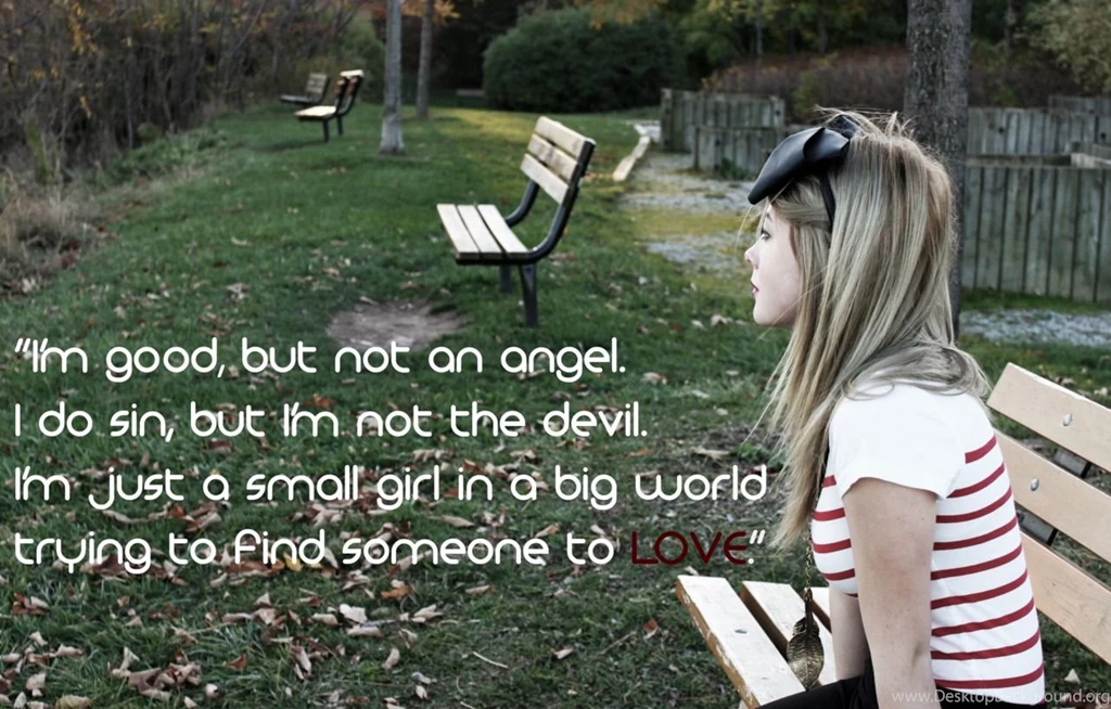 Sad Lonely Girl Sitting On Bench Hd Wallpapers With Quotes Free ...