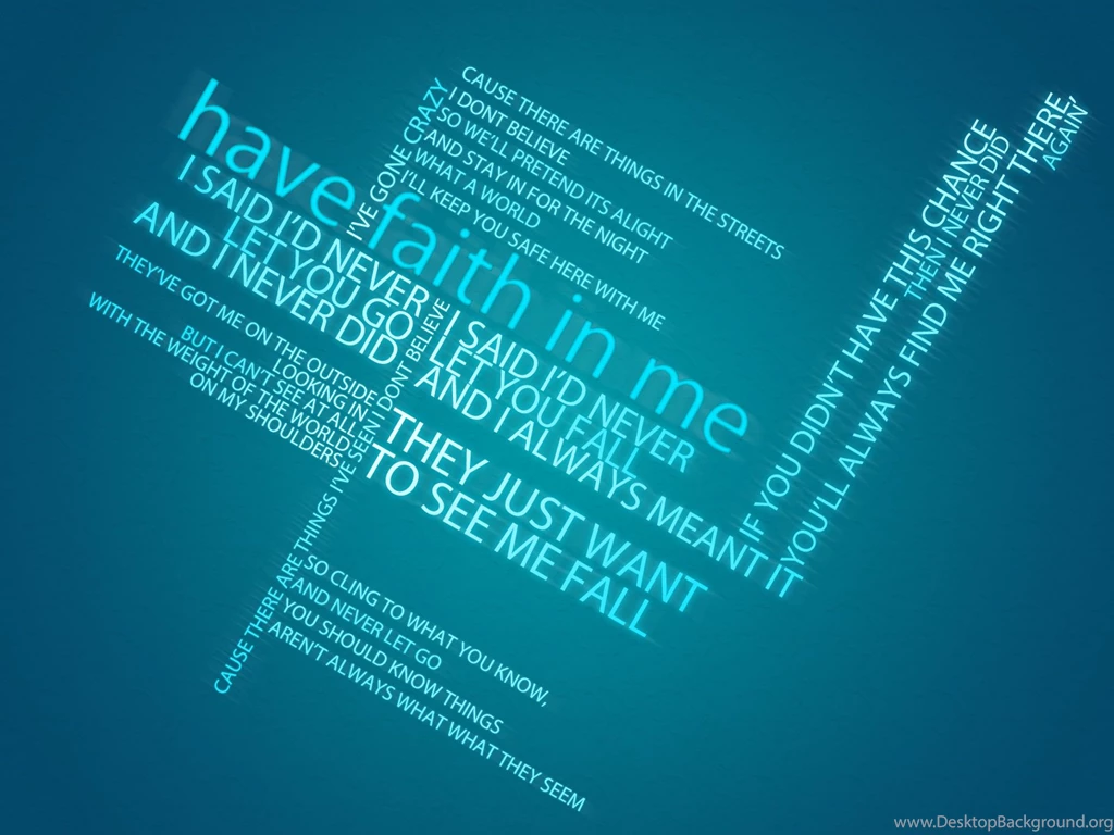 Faith Typography A Day To Remember Wallpapers