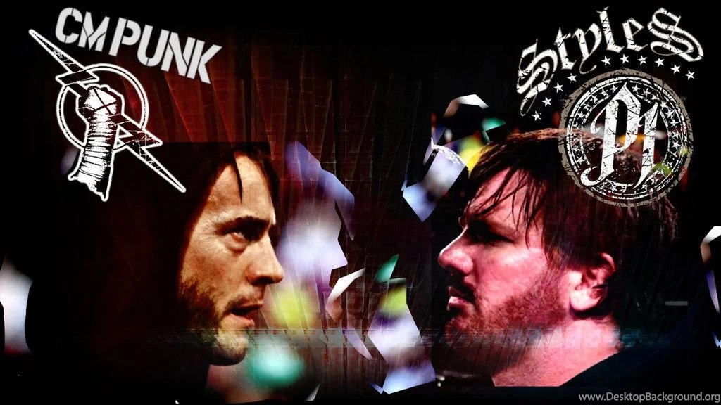 AJ Styles And CM Punk By BloodFromHate On DeviantArt