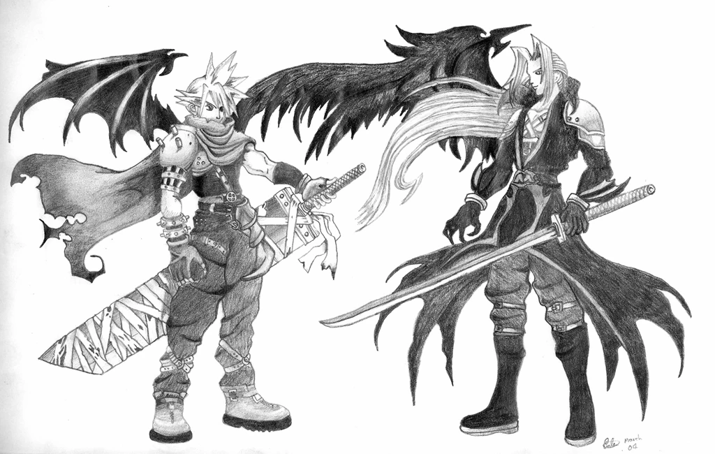 Cloud VS Sephiroth   COLORS By Cloudyfan On DeviantArt