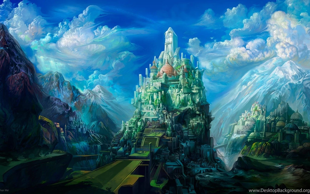 Scenery, Fantasy, Art, Wallpaper, Cartoon, Artwork (