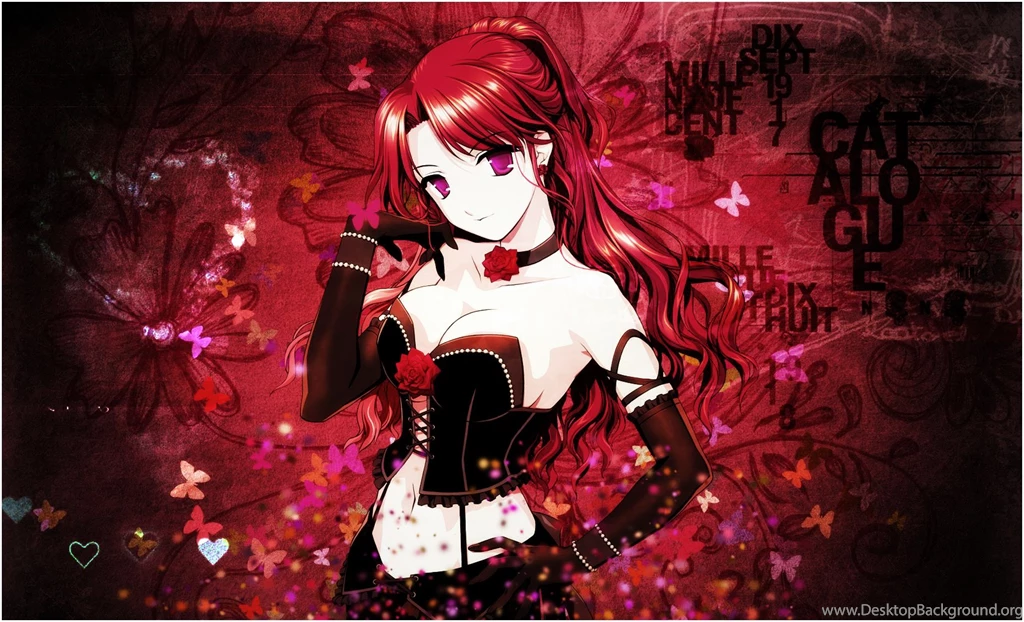 DeviantArt: More Like Red Girl WallPaper By AlexisAguirrez