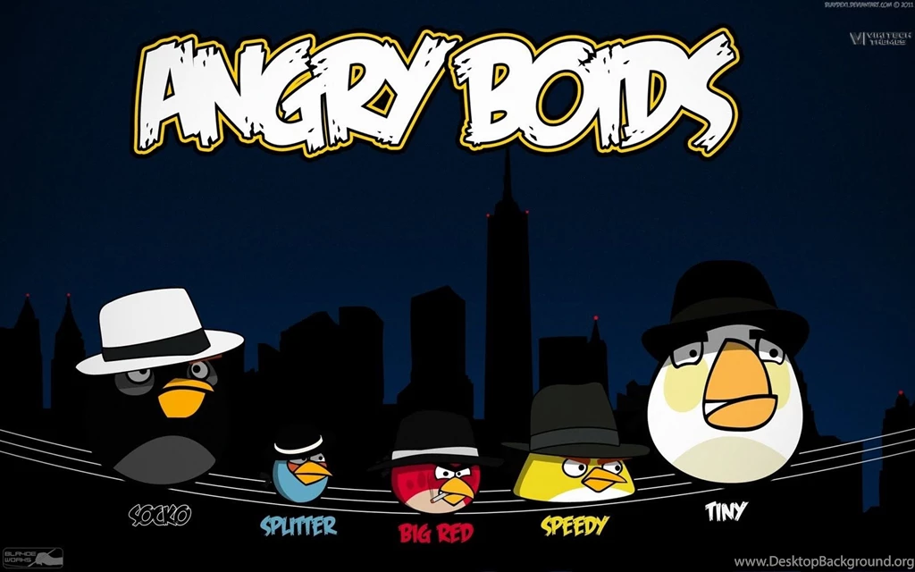 Angry Boids Angry Birds Wallpapers (32265326) Fanpop