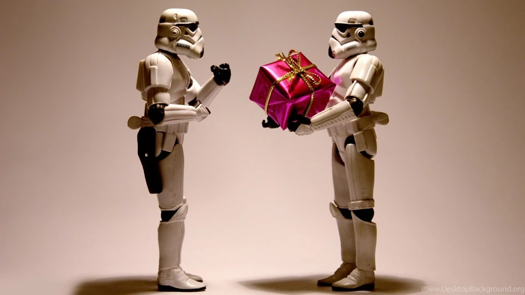 Stormtroopers With A Christmas Present, Star Wars, Funny ...