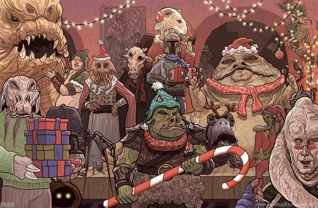 Jabba The Hutt Christmas Card Star Wars By McQuade On DeviantArt