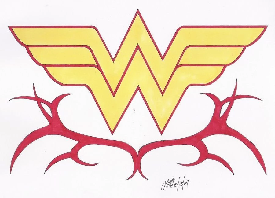 Wonder Woman Logo Flash Art By BaldPat On DeviantArt