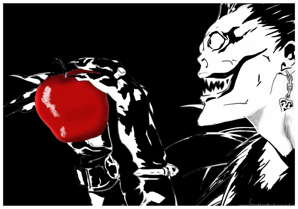 HD Death Note Ryuk Shinigami Polychromatic Wallpaper: 1734x1218 Px ...