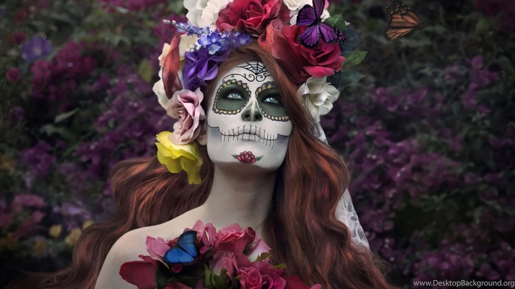Sugar Skull Make up Wallpapers